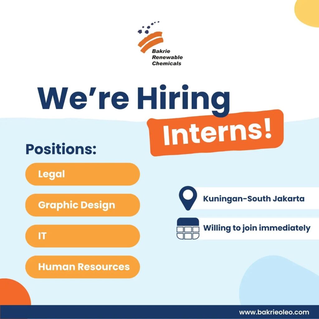 PT Bakrie Renewable Chemicals Internship