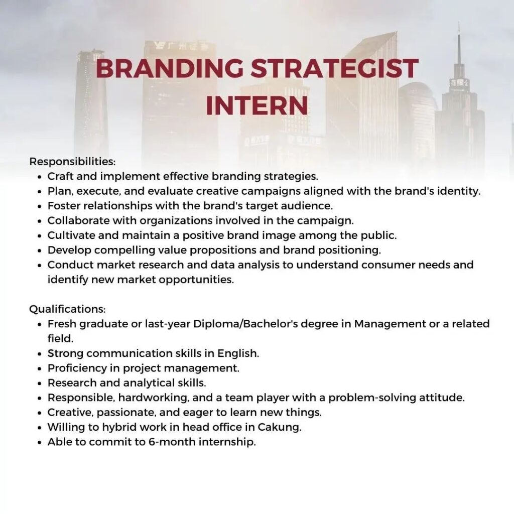 infomagang adalah tempat mencari tempat magang, pkl, prakerin, internship dlldan yang sekarang lagi buka magang adalah koola beautyposisi yang dibuka adalah social media specialist intern dan branding strategist intern